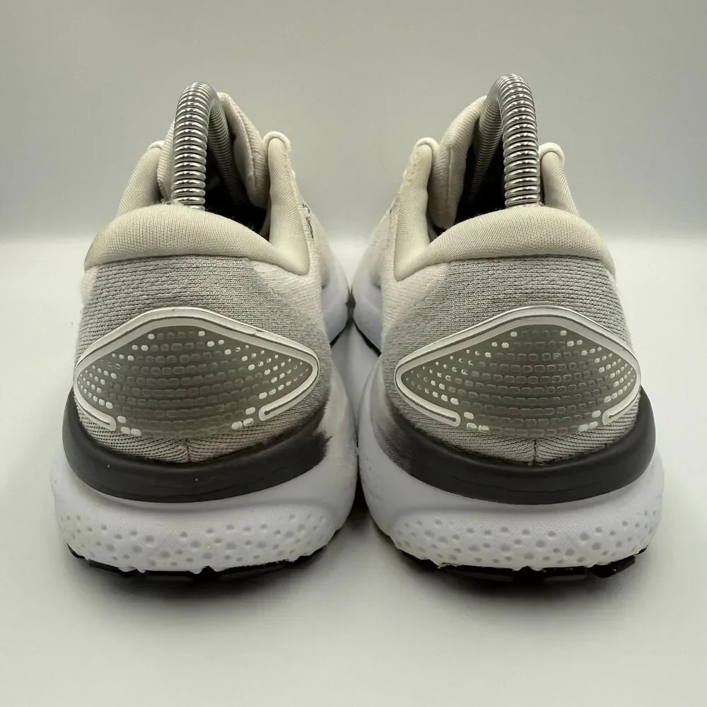 Brooks Ghost 16 Women's 9 White‎ Gray Running Walking Shoes Sneakers 1204071B147